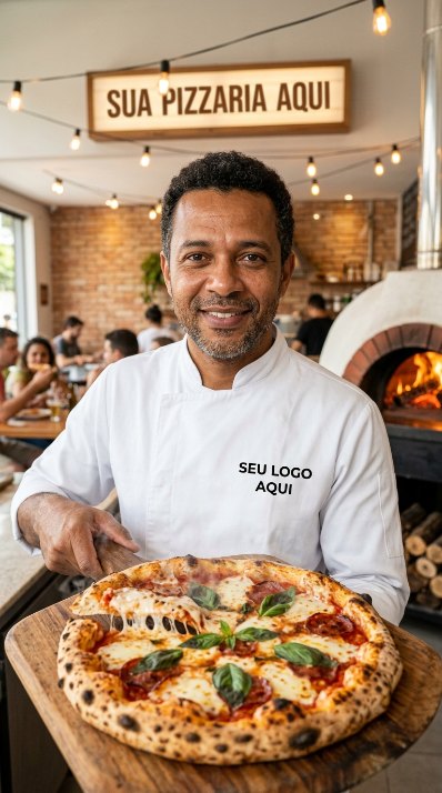 Exemplo de peça para pizzaria